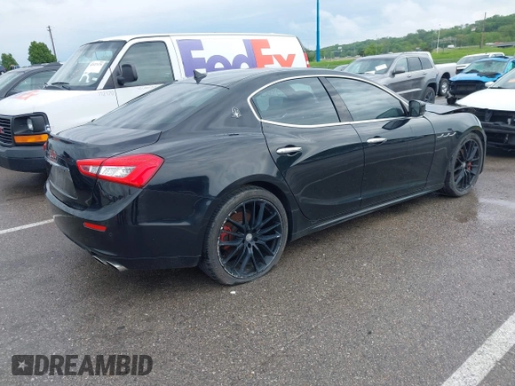 2014 Maserati Ghibli z VIN ZAM57XSA7E1091443, wystawiony jako IAAI lot #42163436 z przebiegiem 76 762 mil mil oraz . Historia ofert i sprzedaży dostępna na DreamBid. Obrazek 4.