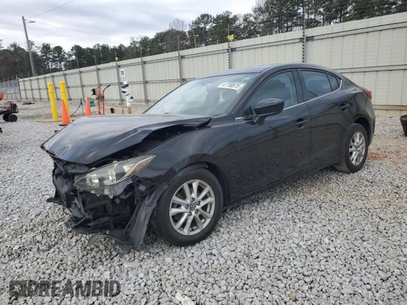 2016 Mazda 3 i Touring with VIN JM1BM1V71G1306752, listed as a Copart auction lot 47790875 with 106,727 mi miles and Salvage Title. Bid and sale history available at carsss.com. Image 1.
