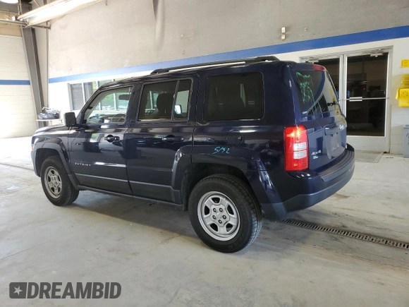 2016 Jeep Patriot Sport with VIN 1C4NJRBB7GD632034, listed as a Copart auction lot 61652565 with 88,125 mi miles and Salvage title. Bid and sale history available at DreamBid. Image 2.