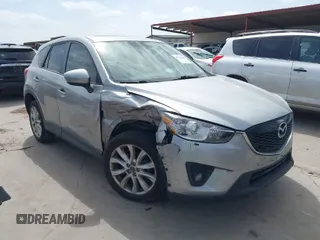 2013 Mazda CX-5 Grand Touring with VIN JM3KE4DE6D0160713, listed as a IAAI auction lot 41749221 with 158,056 mi miles. Bid and sale history available at carsss.com. Image 1.