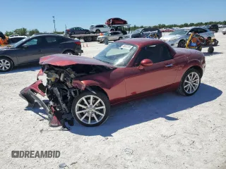 2008 Mazda MX-5 Miata Grand Touring z VIN JM1NC26F980144081, wystawiony jako Copart lot #49630195 z przebiegiem 63 495 mil mil oraz Szkoda całkowita • Salvage title. Historia ofert i sprzedaży dostępna na DreamBid. Obrazek 1.