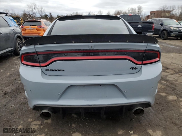 2021 Dodge Charger R/T with VIN 2C3CDXCT7MH557493, listed as a Copart auction lot 48149585 with 25,962 mi miles and Salvage Title. Bid and sale history available at carsss.com. Image 6.