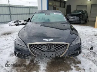 2018 Genesis G80 3.3T Sport with VIN KMHGN4JB5JU222384, listed as a Copart auction lot 42036785 with 38,516 mi miles and Salvage Title. Bid and sale history available at carsss.com. Image 5.