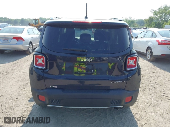 2015 Jeep Renegade Limited with VIN ZACCJADT2FPC18917, listed as a IAAI auction lot 42403240 with 161,312 mi miles and . Bid and sale history available at DreamBid. Image 16.