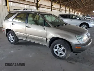 2001 Lexus RX 300 with VIN JTJGF10U810107642, listed as a Copart auction lot 70199364 with 130,026 mi miles and Salvage Title. Bid and sale history available at carsss.com. Image 4.