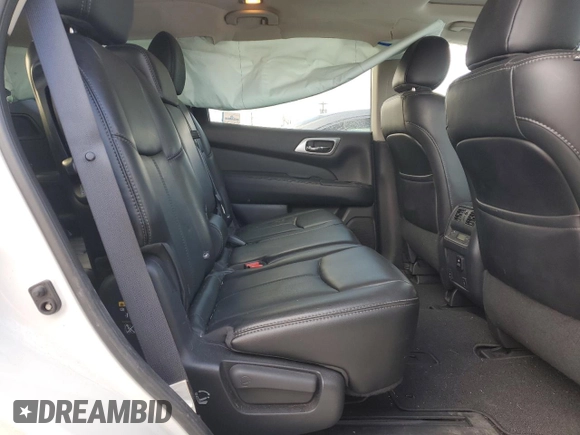 2017 Nissan Pathfinder SV with VIN 5N1DR2MM7HC610550, listed as a Copart auction lot 87195714 with 54,066 mi miles and Salvage Title. Bid and sale history available at carsss.com. Image 11.