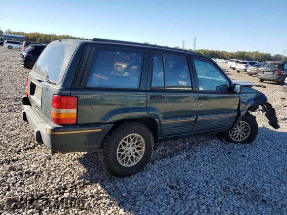 1993 Jeep Grand Cherokee Limited with VIN 1J4GZ78Y3PC557480, listed as a Copart auction lot 80325334 with 96,105 mi miles and Salvage Title. Bid and sale history available at carsss.com. Image 3.