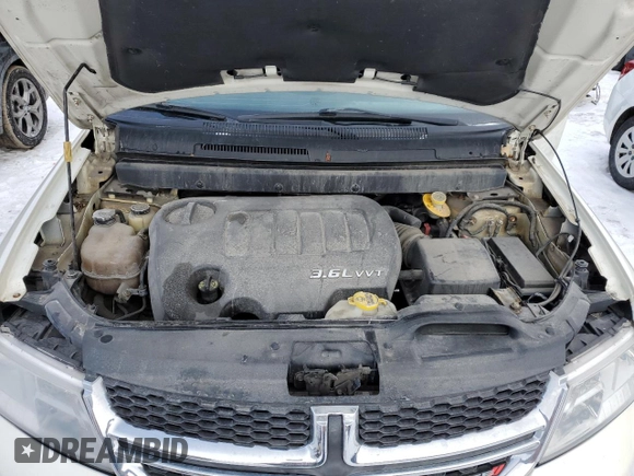 2013 Dodge Journey Crew with VIN 3C4PDCCG5DT698644, listed as a Copart auction lot 46404595 with 208,938 mi miles and Clean title. Bid and sale history available at DreamBid. Image 12.