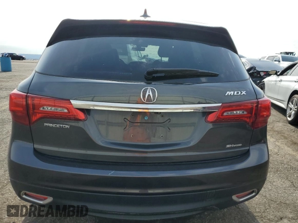 2016 Acura MDX w/Tech with VIN 5FRYD4H43GB036376, listed as a Copart auction lot 53168455 with 103,725 mi miles and Salvage Title. Bid and sale history available at carsss.com. Image 6.