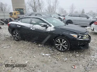 2017 Nissan Maxima SV with VIN 1N4AA6AP0HC383938, listed as a Copart auction lot 50135285 with 162,397 mi miles and Salvage Title. Bid and sale history available at DreamBid. Image 4.