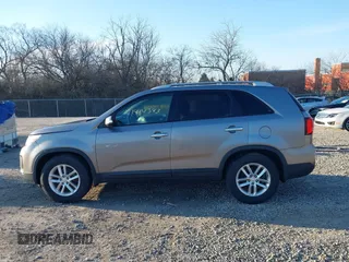 2014 Kia Sorento LX with VIN 5XYKT3A63EG503284, listed as a IAAI auction lot 41814383 with 166,219 mi miles and . Bid and sale history available at DreamBid. Image 14.