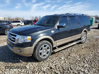 2013 Ford Expedition EL XLT with VIN 1FMJK1J52DEF23233, listed as a Copart auction lot 46584265 with 197,999 mi miles and Salvage Title. Bid and sale history available at carsss.com. Image 1.