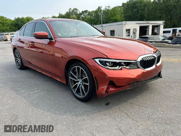 2022 BMW 3 Series 330i with VIN 3MW5R1J04N8C24737, listed as a Copart auction lot 60651665 with 59,638 mi miles and Clean title. Bid and sale history available at DreamBid. Image 4.