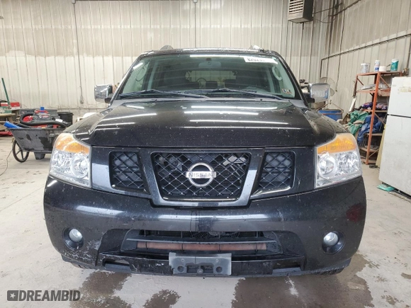 2010 Nissan Armada Platinum with VIN 5N1AA0NC1AN622918, listed as a Copart auction lot 82029834 with NaN miles and Salvage Title. Bid and sale history available at carsss.com. Image 5.