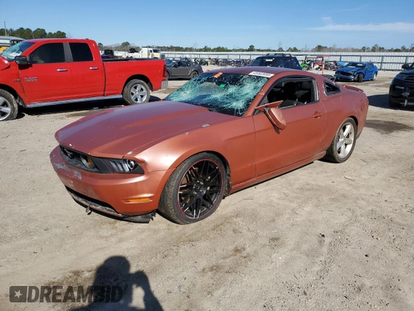 2011 Ford Mustang GT with VIN 1ZVBP8CF1B5135171, listed as a Copart auction lot 45503695 with Not Provided miles and Salvage Title. Bid and sale history available at carsss.com. Image 1.