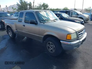 2003 Ford Ranger XL Fleet with VIN 1FTYR44U33PB78039, listed as a IAAI auction lot 42796780 with 287,625 mi miles and . Bid and sale history available at DreamBid. Image 1.