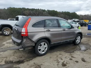 2011 Honda CR-V EX-L with VIN 5J6RE3H70BL039761, listed as a Copart auction lot 42947185 with 64,187 mi miles and Salvage Title. Bid and sale history available at carsss.com. Image 3.