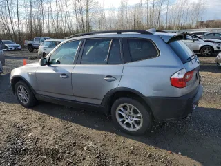 2005 BMW X3 2.5i with VIN WBXPA73495WC47160, listed as a Copart auction lot 83626354 with 158,235 mi miles and Clean Title. Bid and sale history available at carsss.com. Image 2.