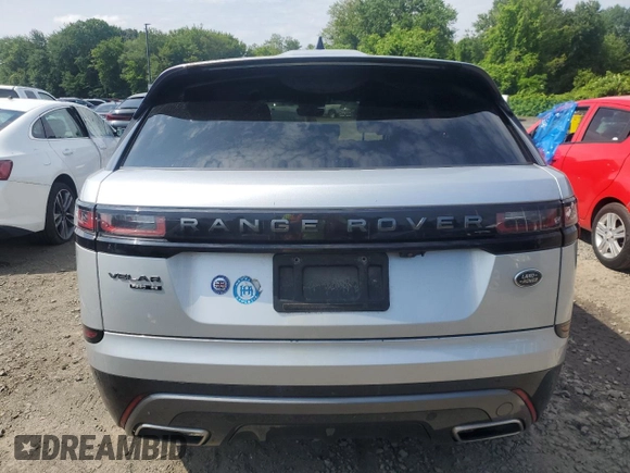 2018 Land Rover Range Rover Velar R-Dynamic SE z VIN SALYL2RV4JA704856, wystawiony jako Copart lot #60850875 z przebiegiem 105 793 mil mil oraz Szkoda całkowita • Salvage title. Historia ofert i sprzedaży dostępna na DreamBid. Obrazek 6.