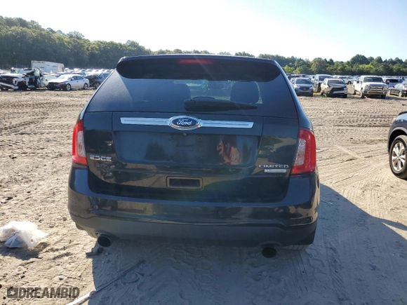 2014 Ford Edge Limited with VIN 2FMDK3K94EBB06283, listed as a Copart auction lot 61235824 with 148,741 mi miles and Salvage Title. Bid and sale history available at carsss.com. Image 6.