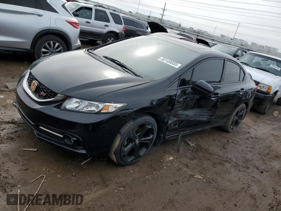 2015 Honda Civic Si z VIN 2HGFB6E53FH701777, wystawiony jako Copart lot #50149855 z przebiegiem 162 138 mil mil oraz Szkoda całkowita • Salvage title. Historia ofert i sprzedaży dostępna na DreamBid. Obrazek 1.