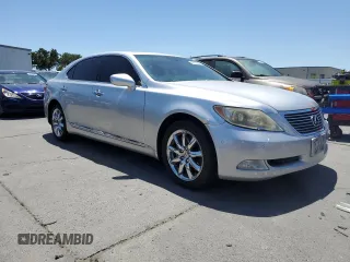 2007 Lexus LS 460 L with VIN JTHGL46F875002907, listed as a Copart auction lot 64142945 with 256,970 mi miles and Clean title. Bid and sale history available at DreamBid. Image 4.