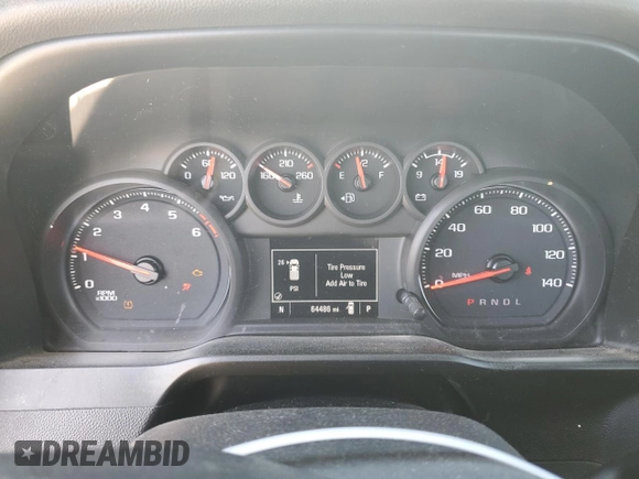2021 Chevrolet Silverado 1500 Work Truck with VIN 3GCNWAEH0MG242300, listed as a Copart auction lot 50439714 with 64,486 mi miles and Salvage Title. Bid and sale history available at carsss.com. Image 9.