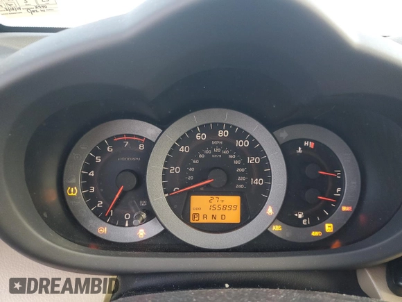 2011 Toyota RAV4 with VIN JTMBK4DV2B5101840, listed as a Copart auction lot 43525535 with 155,899 mi miles and Salvage Title. Bid and sale history available at carsss.com. Image 9.