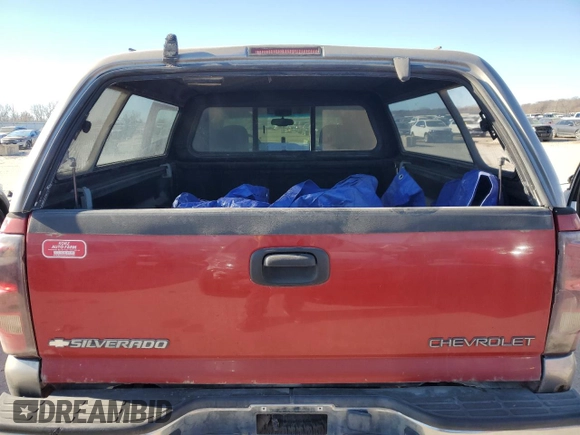 2003 Chevrolet Silverado 1500 with VIN 2GCEK19V131212211, listed as a Copart auction lot 83653254 with 0 mi miles and Salvage Title. Bid and sale history available at carsss.com. Image 6.