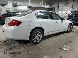 2011 Infiniti G25 x with VIN JN1DV6AR6BM451970, listed as a Copart auction lot 89208895 with Not Provided miles and Non Repairable. Bid and sale history available at DreamBid. Image 3.