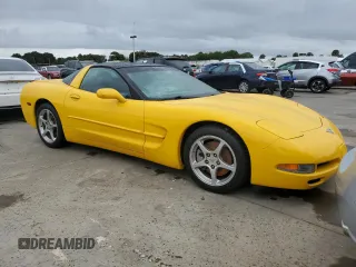 2003 Chevrolet Corvette with VIN 1G1YY22G235104779, listed as a Copart auction lot 74738904 with 0 mi miles and Salvage Title. Bid and sale history available at carsss.com. Image 4.