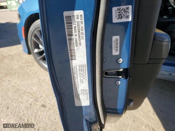 2022 Dodge Charger GT with VIN 2C3CDXMG6NH241201, listed as a Copart auction lot 46232215 with 50,365 mi miles and Salvage Title. Bid and sale history available at carsss.com. Image 13.