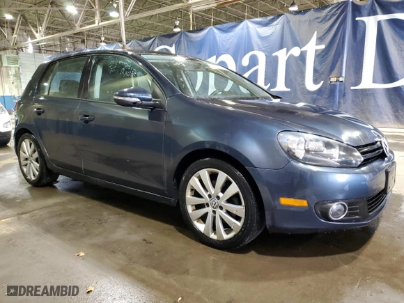 2013 Volkswagen Golf TDI w/Sunroof & Nav with VIN WVWNM7AJ2DW042537, listed as a Copart auction lot 43013775 with 99,737 mi miles and Clean Title. Bid and sale history available at carsss.com. Image 4.
