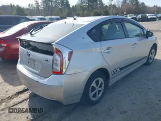 2012 Toyota Prius One with VIN JTDKN3DU5C5465132, listed as a IAAI auction lot 41919049 with 269,080 mi miles. Bid and sale history available at carsss.com. Image 4.