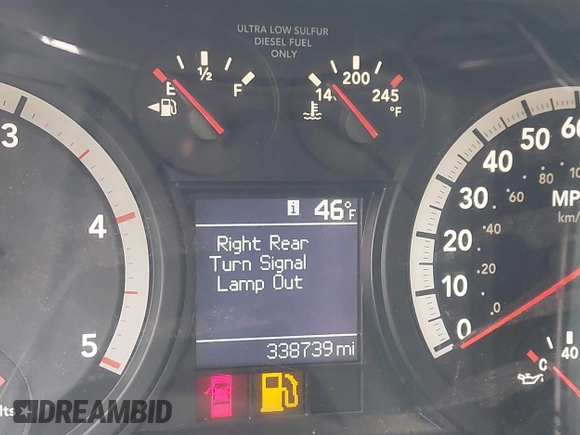 2012 Ram 2500 ST with VIN 3C6UD5HL4CG312606, listed as a IAAI auction lot 41521878 with 338,739 mi miles. Bid and sale history available at carsss.com. Image 15.