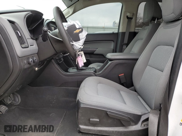 2021 Chevrolet Colorado 4WD Work Truck with VIN 1GCGTBEN5M1234902, listed as a Copart auction lot 44819885 with 58,132 mi miles and Salvage title. Bid and sale history available at DreamBid. Image 7.