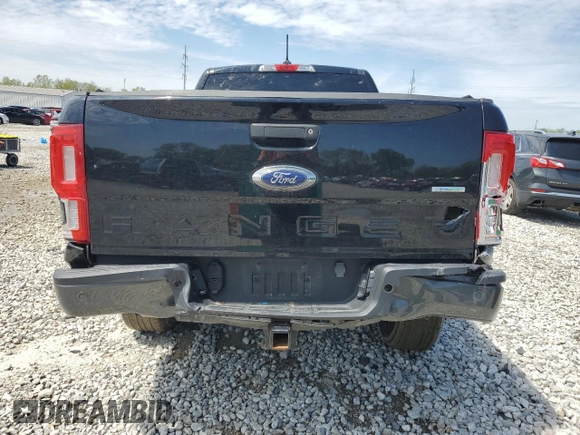 2019 Ford Ranger XL with VIN 1FTER1EH2KLB13501, listed as a Copart auction lot 54915535 with 80,395 mi miles and Salvage title. Bid and sale history available at DreamBid. Image 6.
