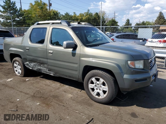 2007 Honda Ridgeline RTL w/Leather with VIN 2HJYK16587H531177, listed as a Copart auction lot 70881344 with 196,938 mi miles and Salvage Title. Bid and sale history available at carsss.com. Image 4.