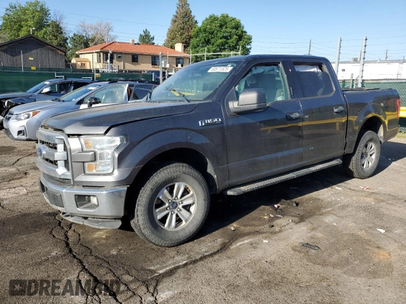 2016 Ford F-150 XLT with VIN 1FTEW1E80GFB46351, listed as a Copart auction lot 60571525 with 225,580 mi miles and Salvage title. Bid and sale history available at DreamBid. Image 1.