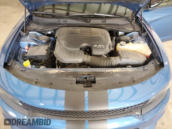 2021 Dodge Charger GT with VIN 2C3CDXHG0MH633356, listed as a Copart auction lot 53701615 with 56,638 mi miles and Salvage Title. Bid and sale history available at DreamBid. Image 11.
