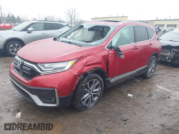 2022 Honda CR-V Touring with VIN 2HKRW2H94NH608375, listed as a IAAI auction lot 41482129 with 33,744 mi miles. Bid and sale history available at carsss.com. Image 18.