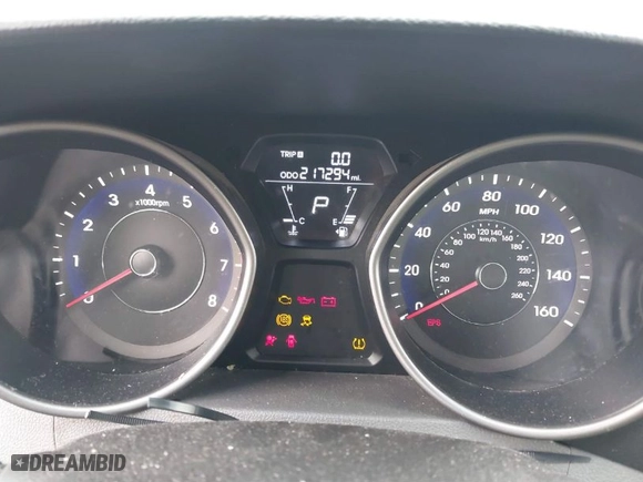 2013 Hyundai Elantra GLS PZEV with VIN 5NPDH4AE9DH347623, listed as a IAAI auction lot 41177236 with 217,294 mi miles. Bid and sale history available at carsss.com. Image 7.