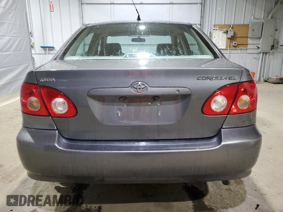 2005 Toyota Corolla CE with VIN 2T1BR32EX5C506294, listed as a Copart auction lot 50393755 with 161,170 mi miles and Salvage Title. Bid and sale history available at DreamBid. Image 6.