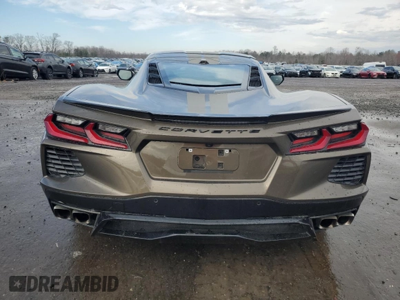 2021 Chevrolet Corvette 2LT with VIN 1G1YB2D40M5110151, listed as a Copart auction lot 50447265 with 9,081 mi miles and Salvage title. Bid and sale history available at DreamBid. Image 6.