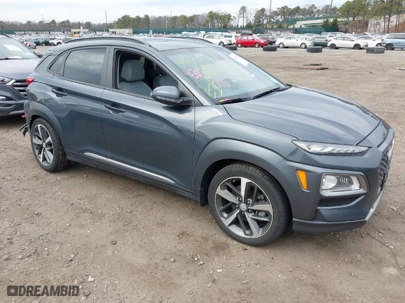2021 Hyundai Kona Limited with VIN KM8K3CA51MU695241, listed as a IAAI auction lot 41891831 with 48,457 mi miles. Bid and sale history available at carsss.com. Image 1.