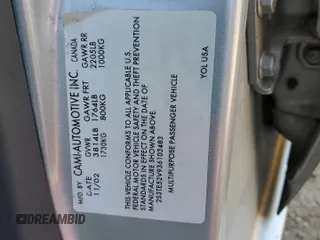 2003 Suzuki Vitara z VIN 2S3TE52V936103483, wystawiony jako Copart lot #82235884 z przebiegiem 173 354 mil mil oraz Szkody całkowita. Historia ofert i sprzedaży dostępna na DreamBid. Obrazek 12.