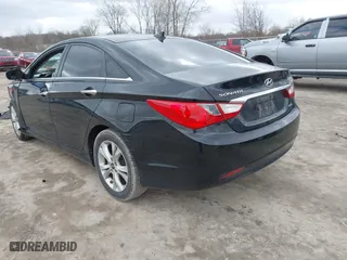 2013 Hyundai Sonata SE with VIN 5NPEC4AC6DH726709, listed as a IAAI auction lot 41967181 with 129,109 mi miles. Bid and sale history available at carsss.com. Image 3.