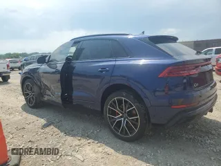 2020 Audi Q8 Premium Plus with VIN WA1EVAF11LD025333, listed as a Copart auction lot 65664624 with 58,913 mi miles and Salvage Title. Bid and sale history available at carsss.com. Image 2.
