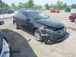 2012 Lexus IS 250 with VIN JTHCF5C28C5058353, listed as a IAAI auction lot 42096615 with 147,223 mi miles and . Bid and sale history available at DreamBid. Image 1.
