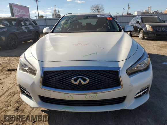 2017 Infiniti Q50 2.0t Sport with VIN JN1CV7AR9HM681349, listed as a Copart auction lot 79886244 with 67,874 mi miles and Salvage Title. Bid and sale history available at carsss.com. Image 5.